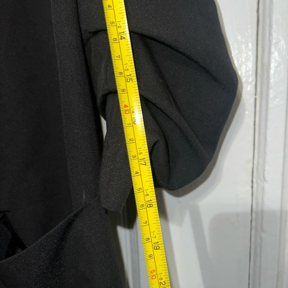 ASOS Women Tuxedo Blazer Jacket Black Size 10 - Picture 7 of 9